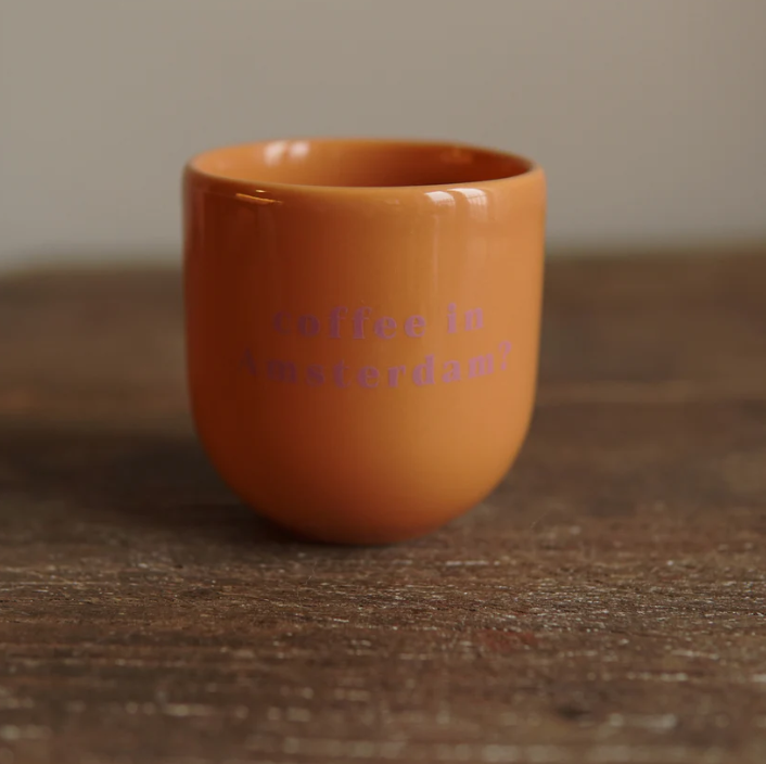 Tasse &quot;Coffee in Amsterdam?&quot;