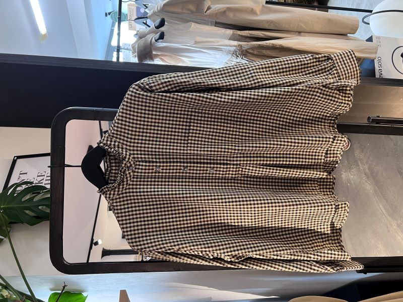 Bluse Cabot glencheck beige