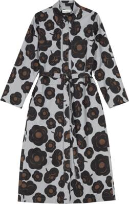 Kleid Molla Tumma grau/ braun/ schwarz