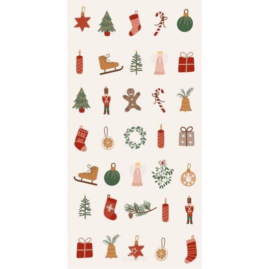 Serviette Weihnachtsmotive