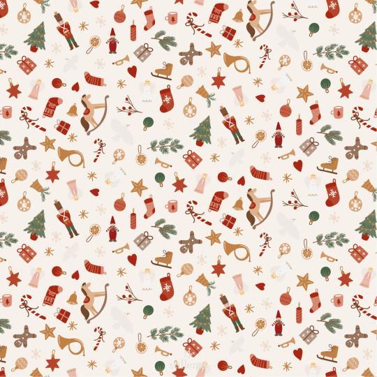 Serviette Weihnachtsmotive