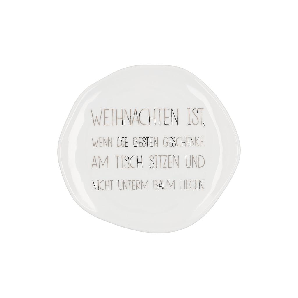 Teller Weihnachten ist...