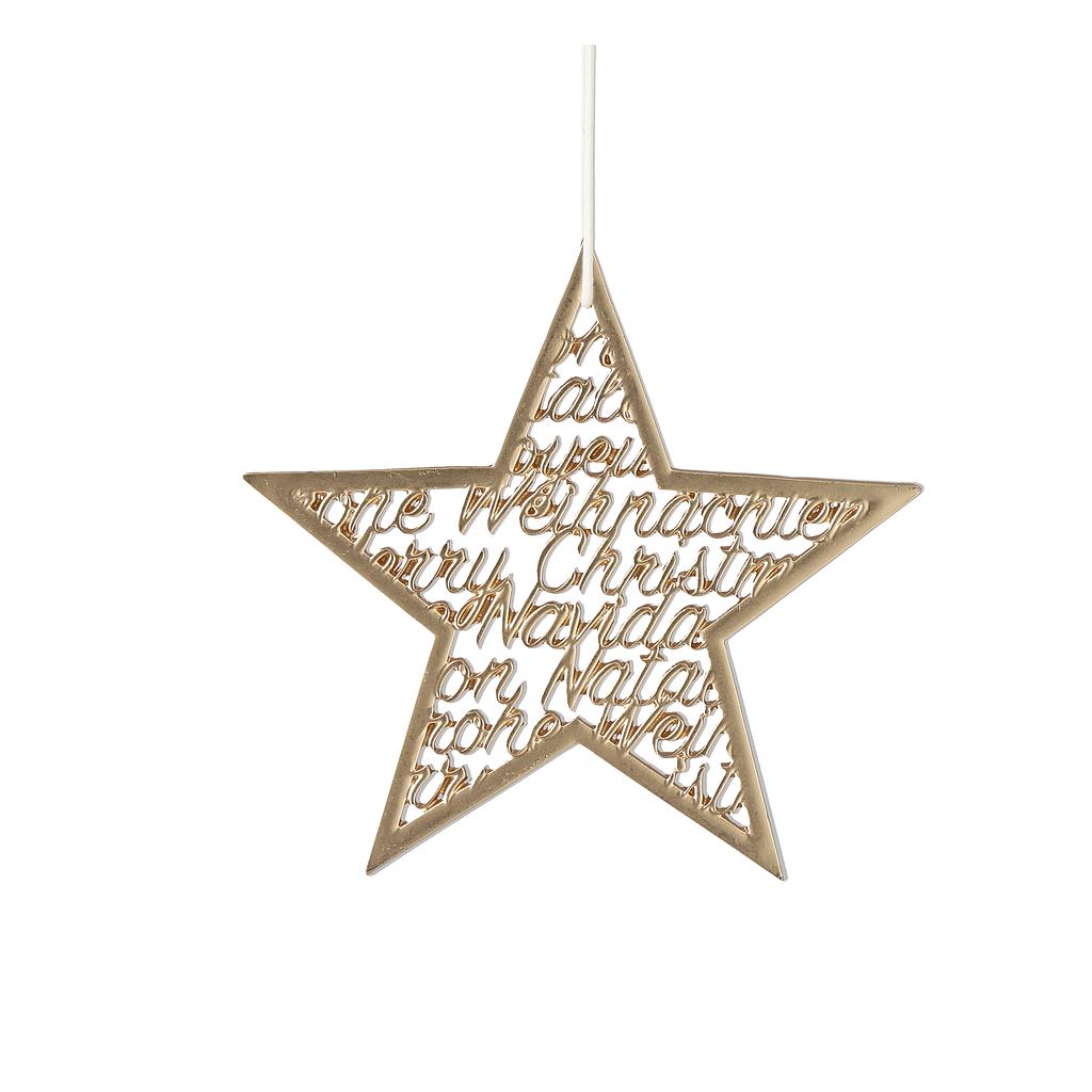 Anhänger Goldstern Text