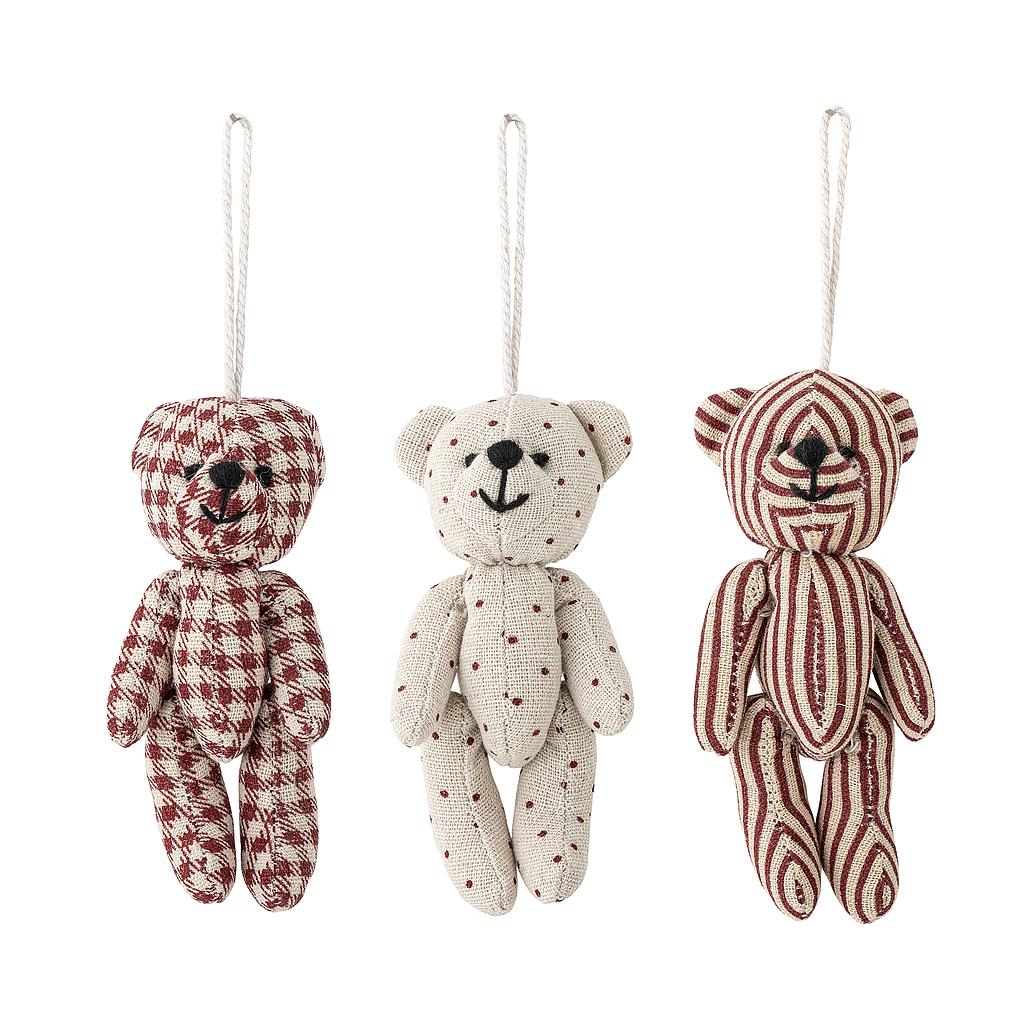 3er Set Teddys zum Hängen
