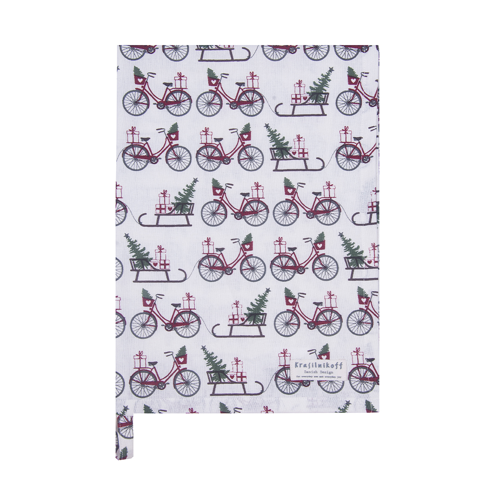 Geschirrtuch Bike red