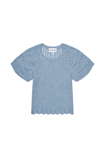 Stricktop BRADY Blue kurzarm