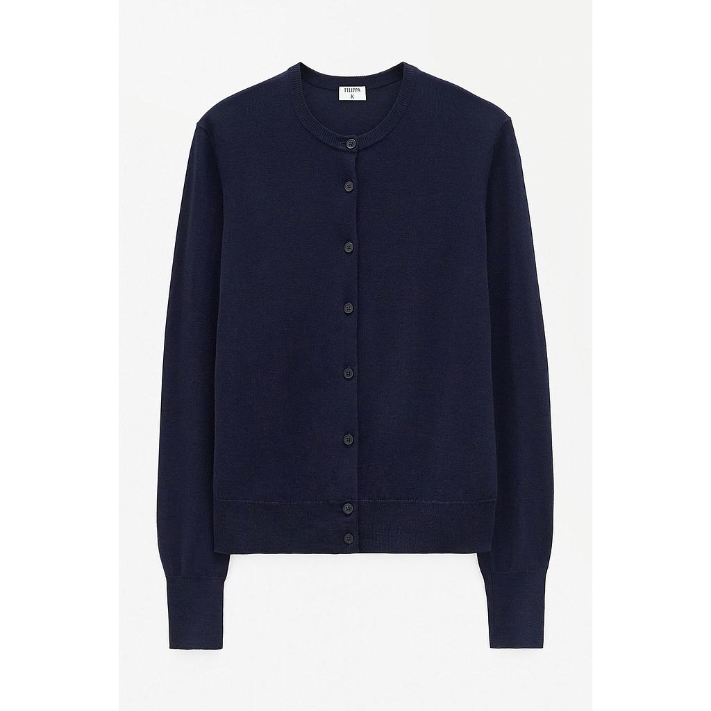 Cardigan Merino navy