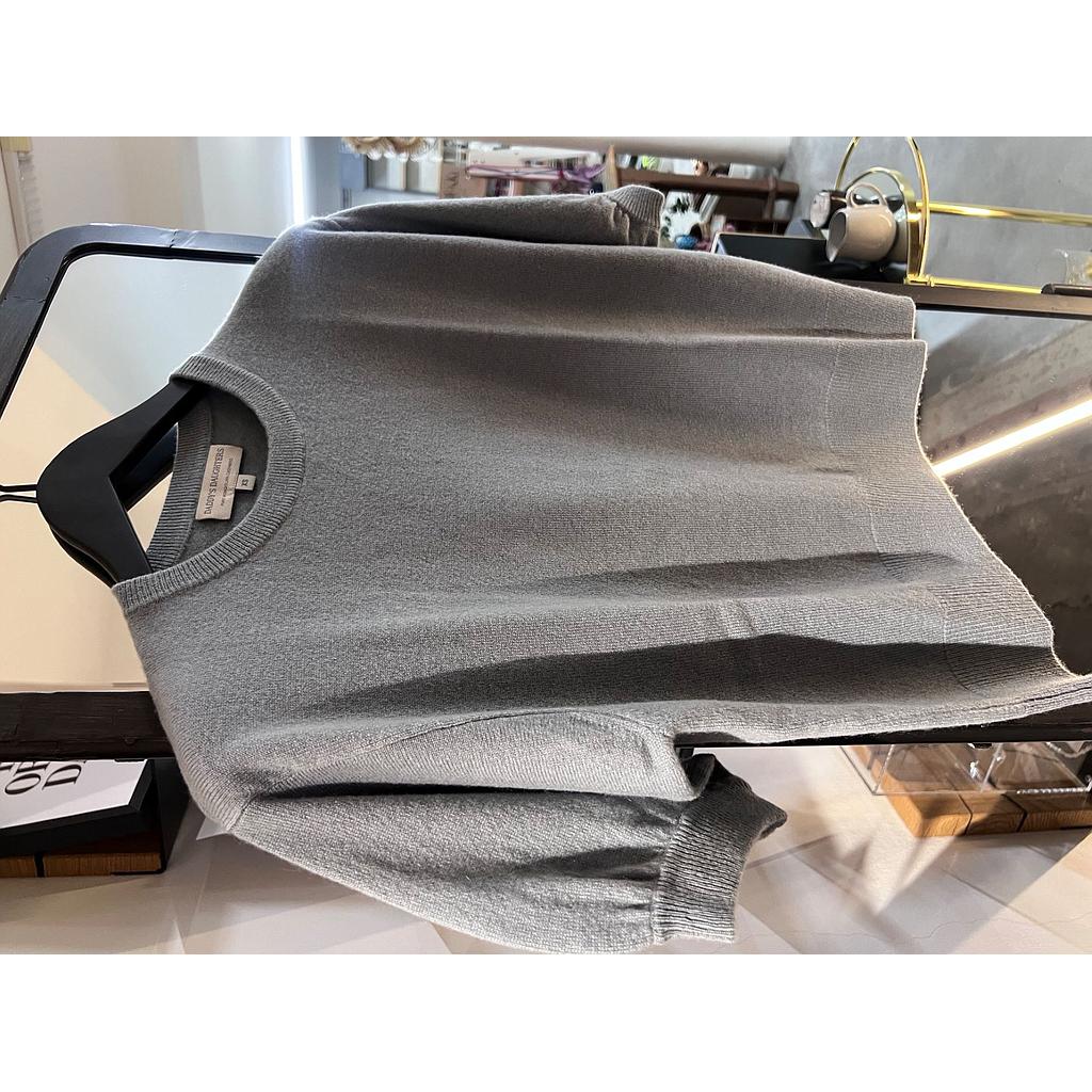 Kaschmirpullover Tinetto kurzarm metal