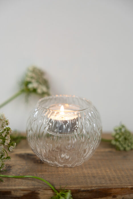 Teelichthalter Skirebo clear S