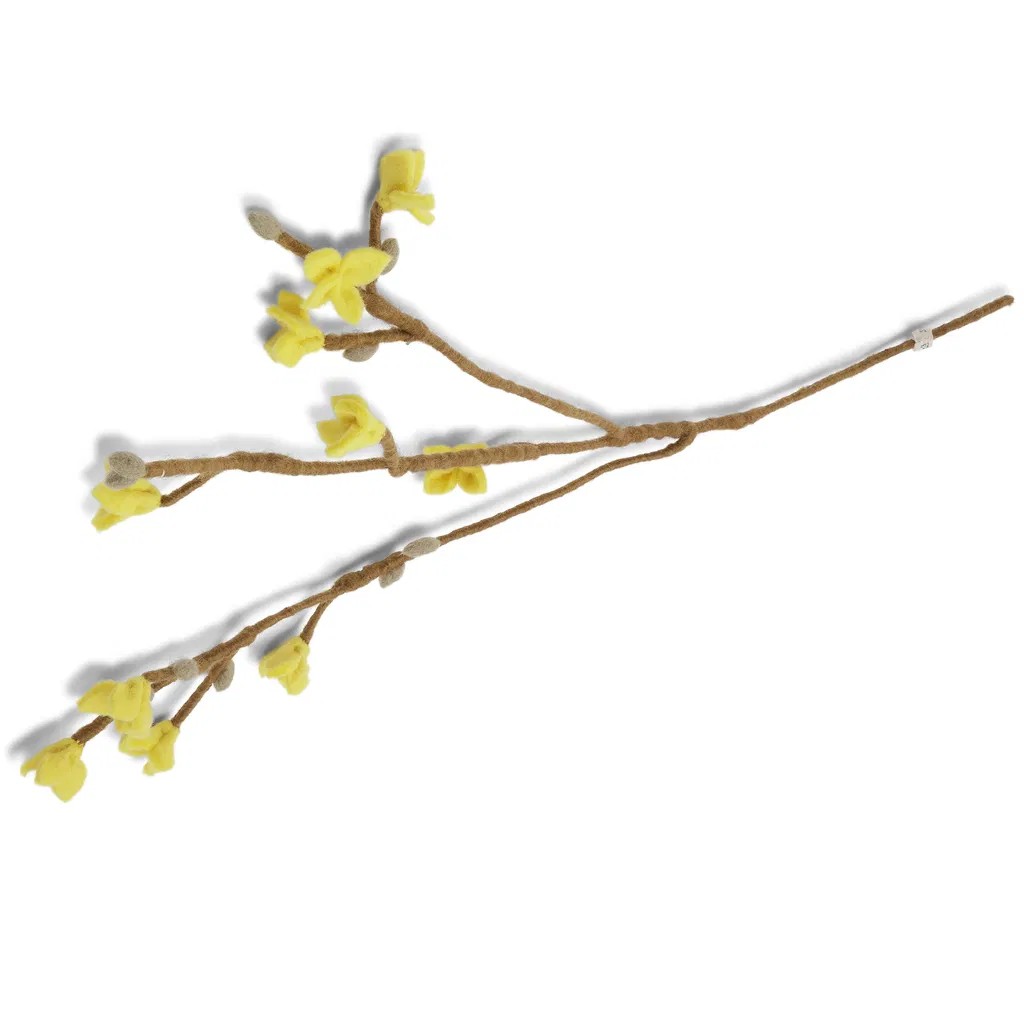 Blumenzweig Golden Bell Filz