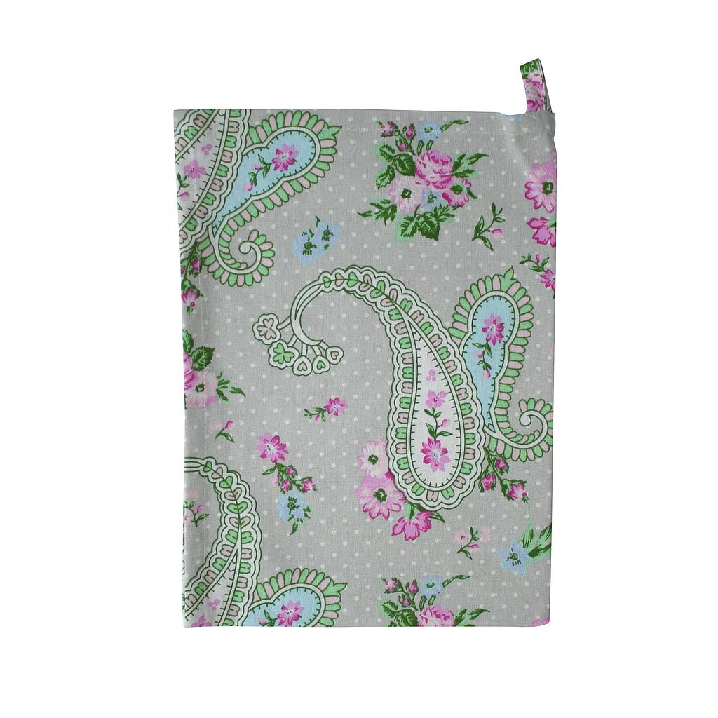 Geschirrtuch Paisley grey