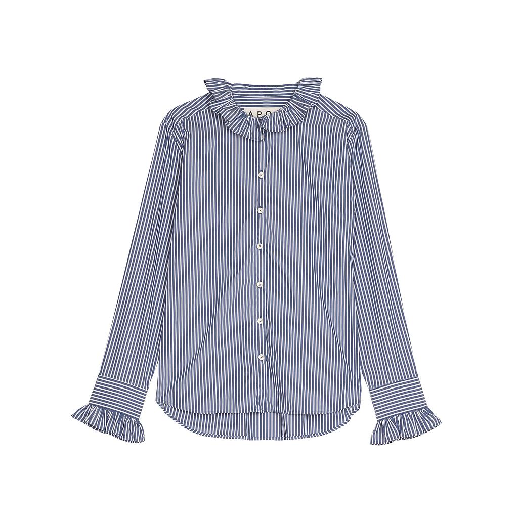 Bluse ANJA blue white stripe