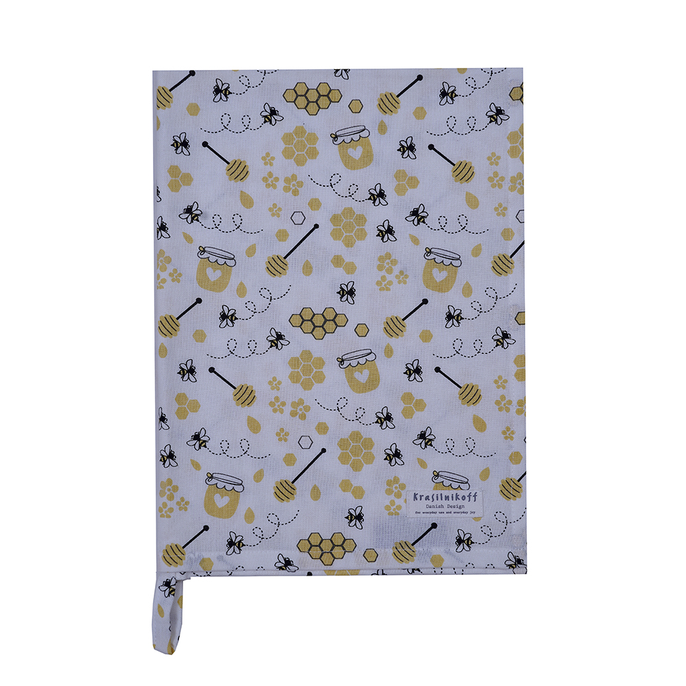 Geschirrtuch Bees white