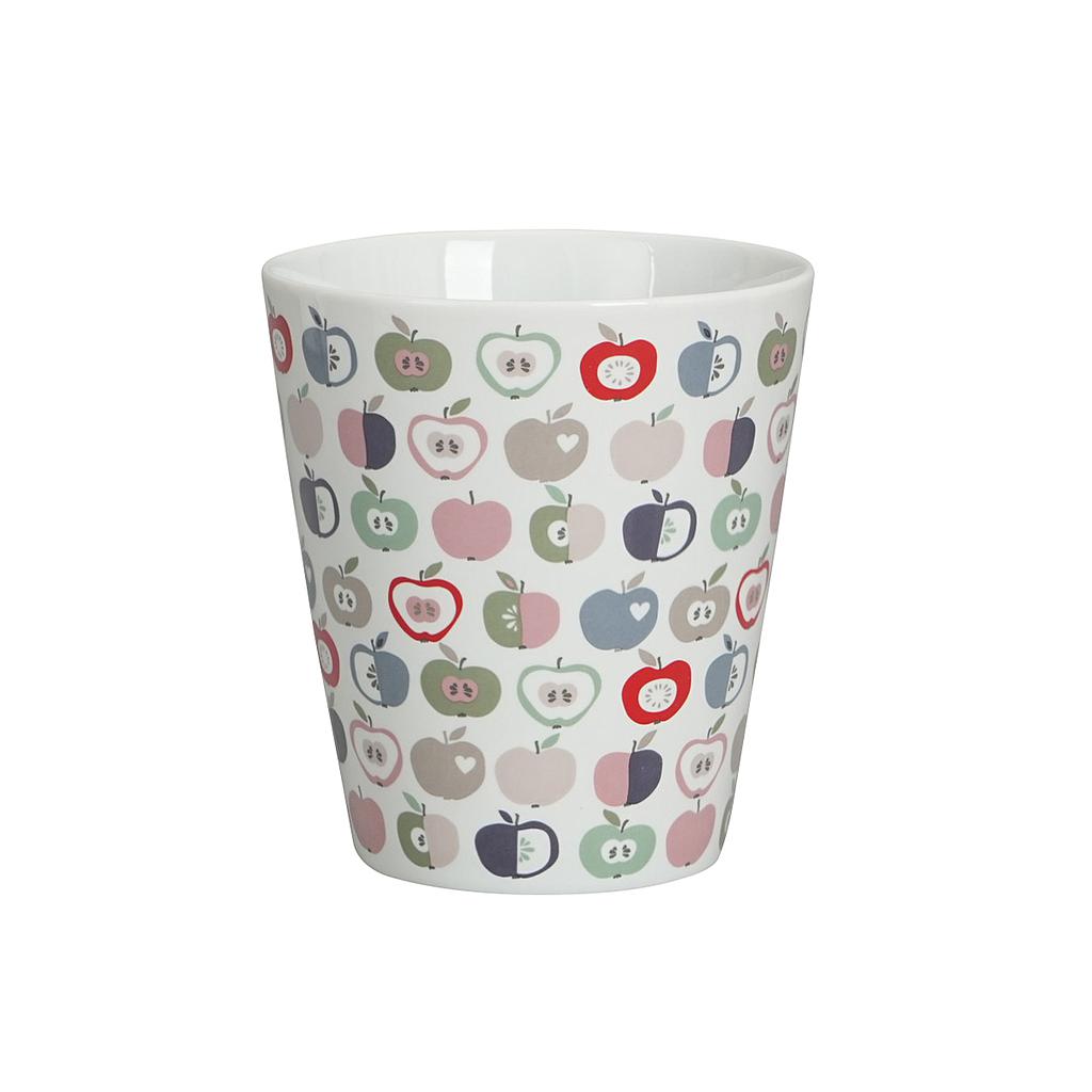 Becher Happy Mug Harlekin Apples