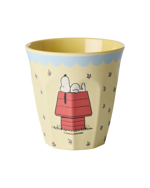 Kinder Melaminbecher Snoopy Print cream