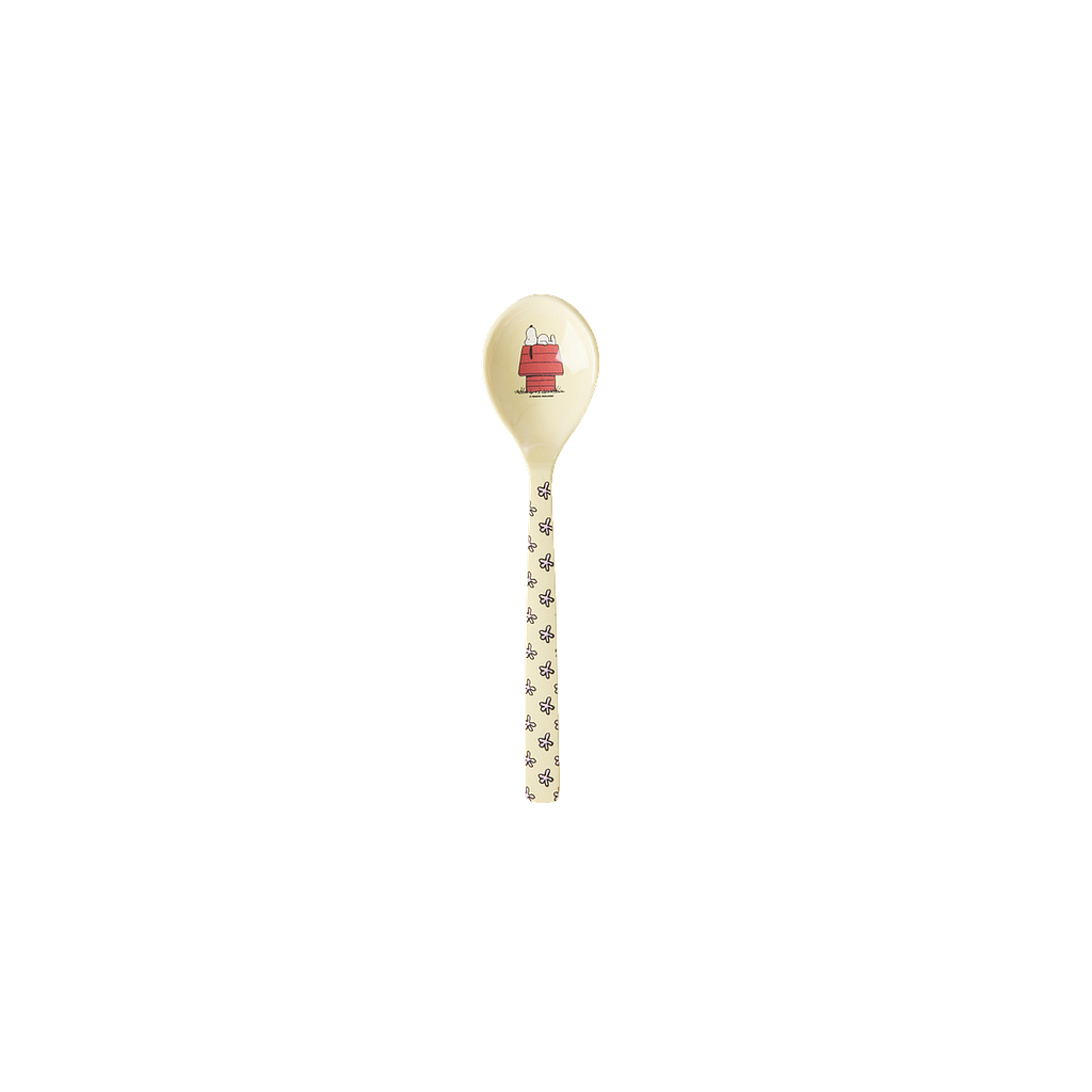 Melaminlöffel Snoopy Print klein beige
