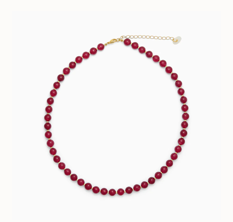 Halskette Hailey Red Jade