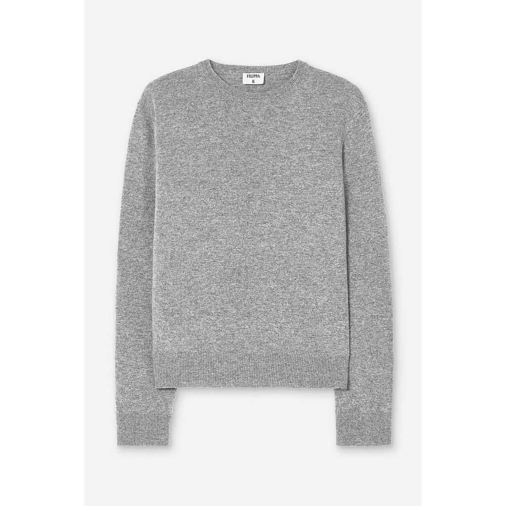 Wollpullover Soft Wool Grey Melange