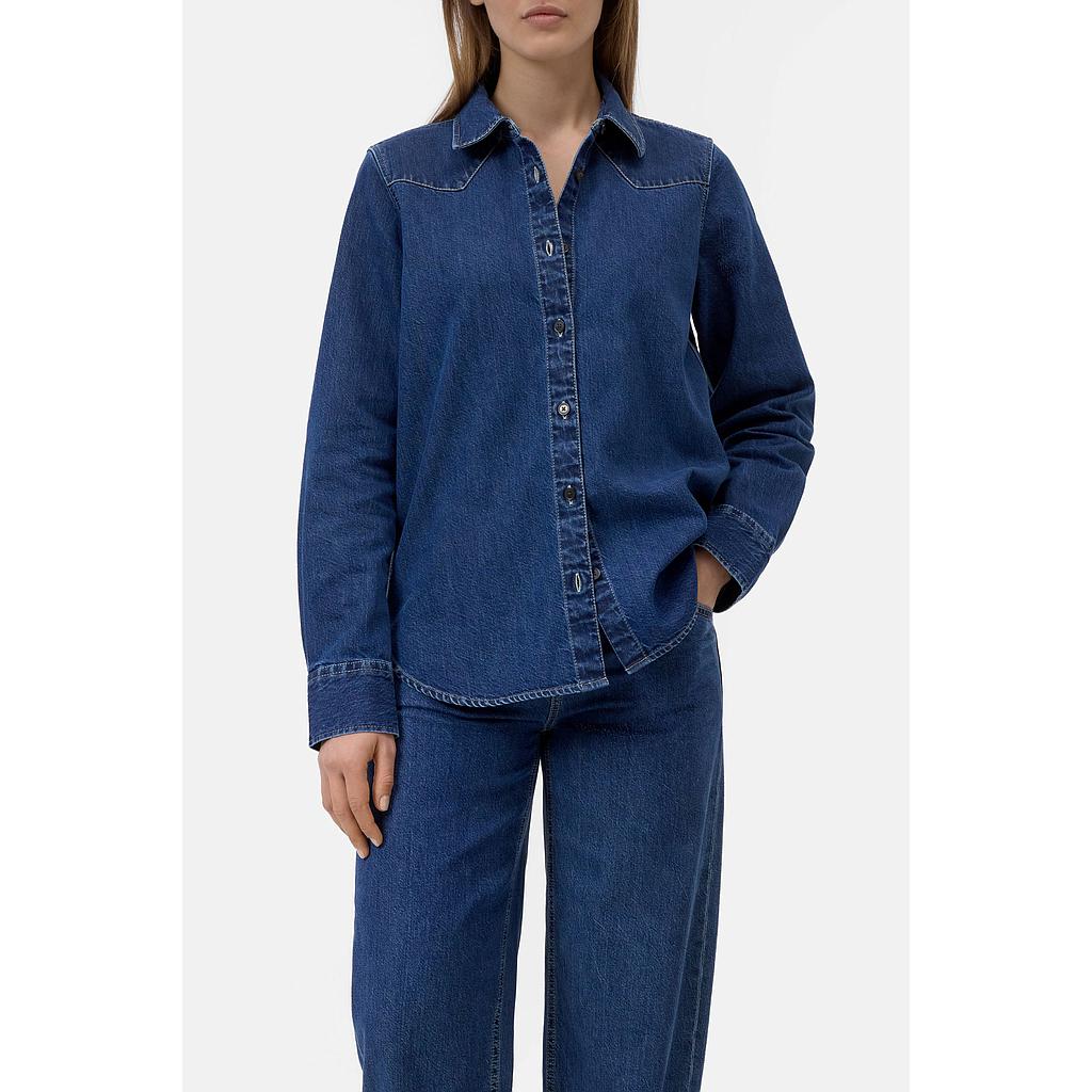 Jeanshemd Western Classic dark blue