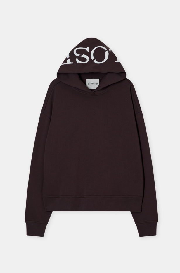 Hoodie Mahagony brown