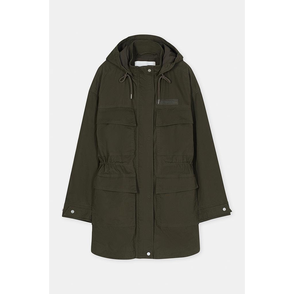 Parka Dark olive green
