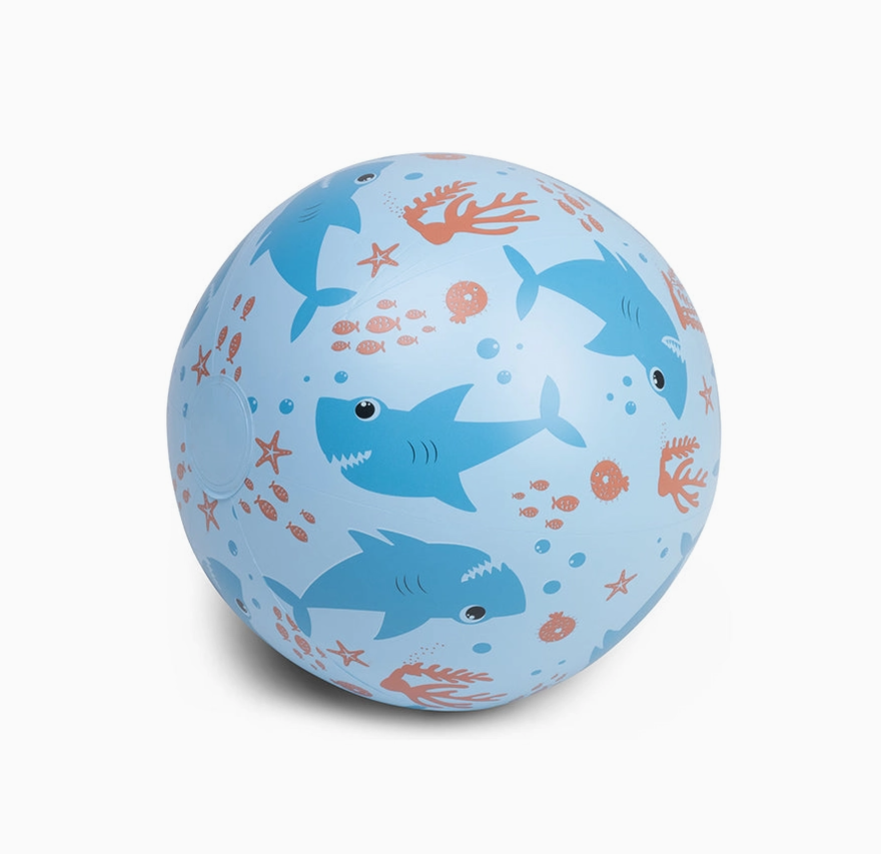 Strandball kleine Haie blau