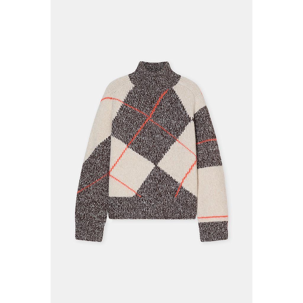 Rollkragenpullover Almond cream
