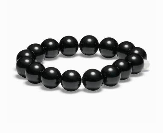 Armband Chunky Black Stone