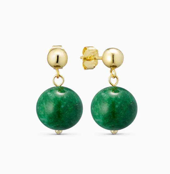 Ohrringe Nora Green Jade