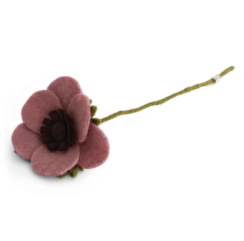 Filzblume French Anemone dusty rose