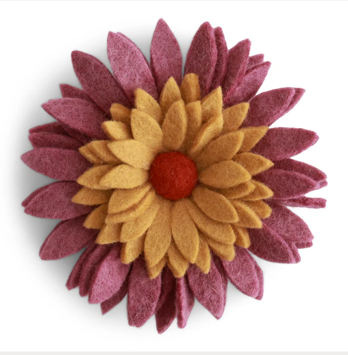 Wanddekor Gerbera helles lila