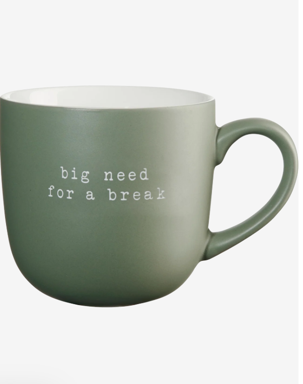 Henkelbecher  hey! Big need for a break"