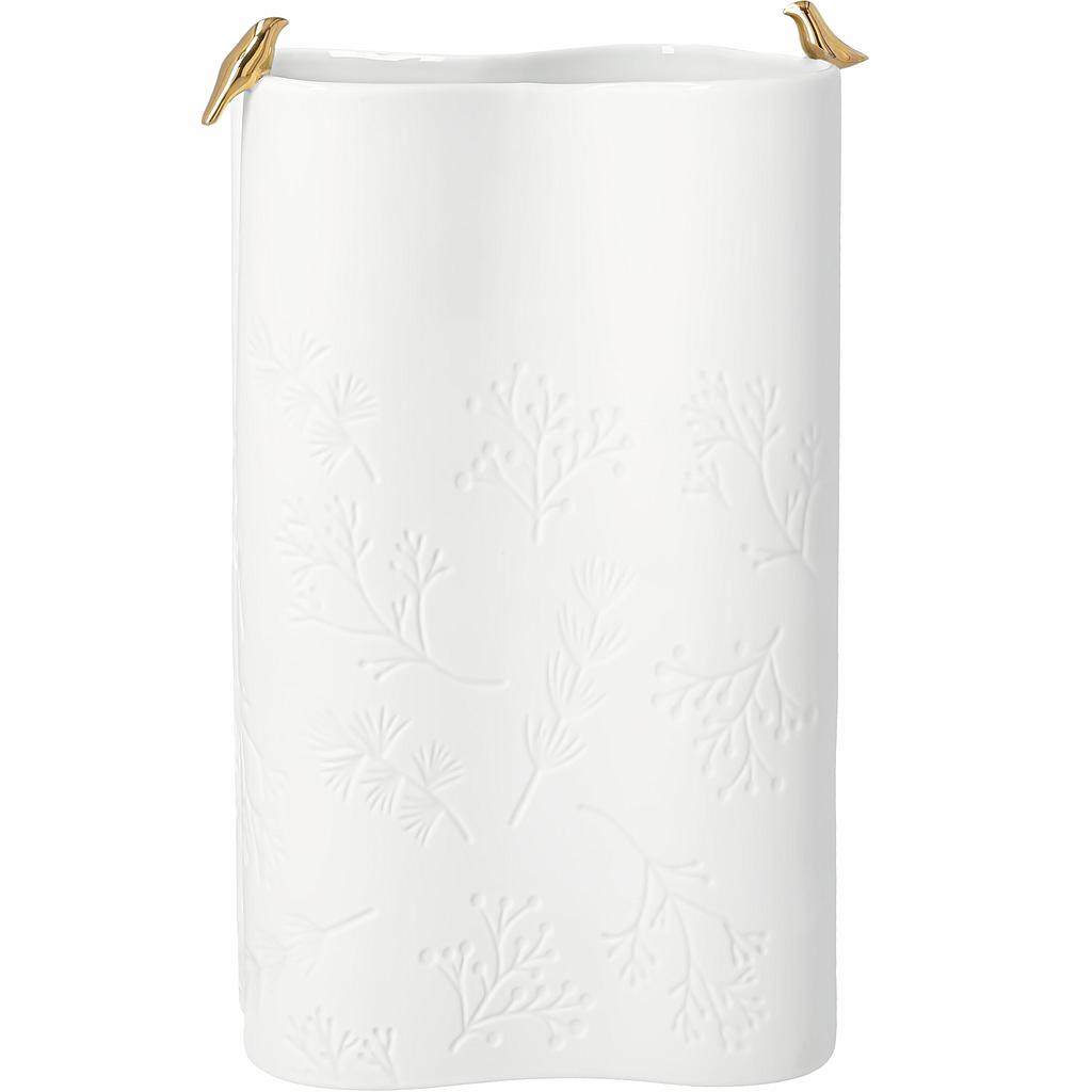 Winterzauber Vase Goldvogel