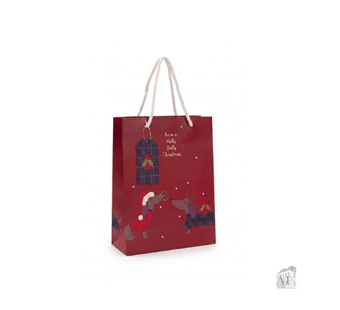 Geschenktüte Xmas Dogs 24 x 19,5