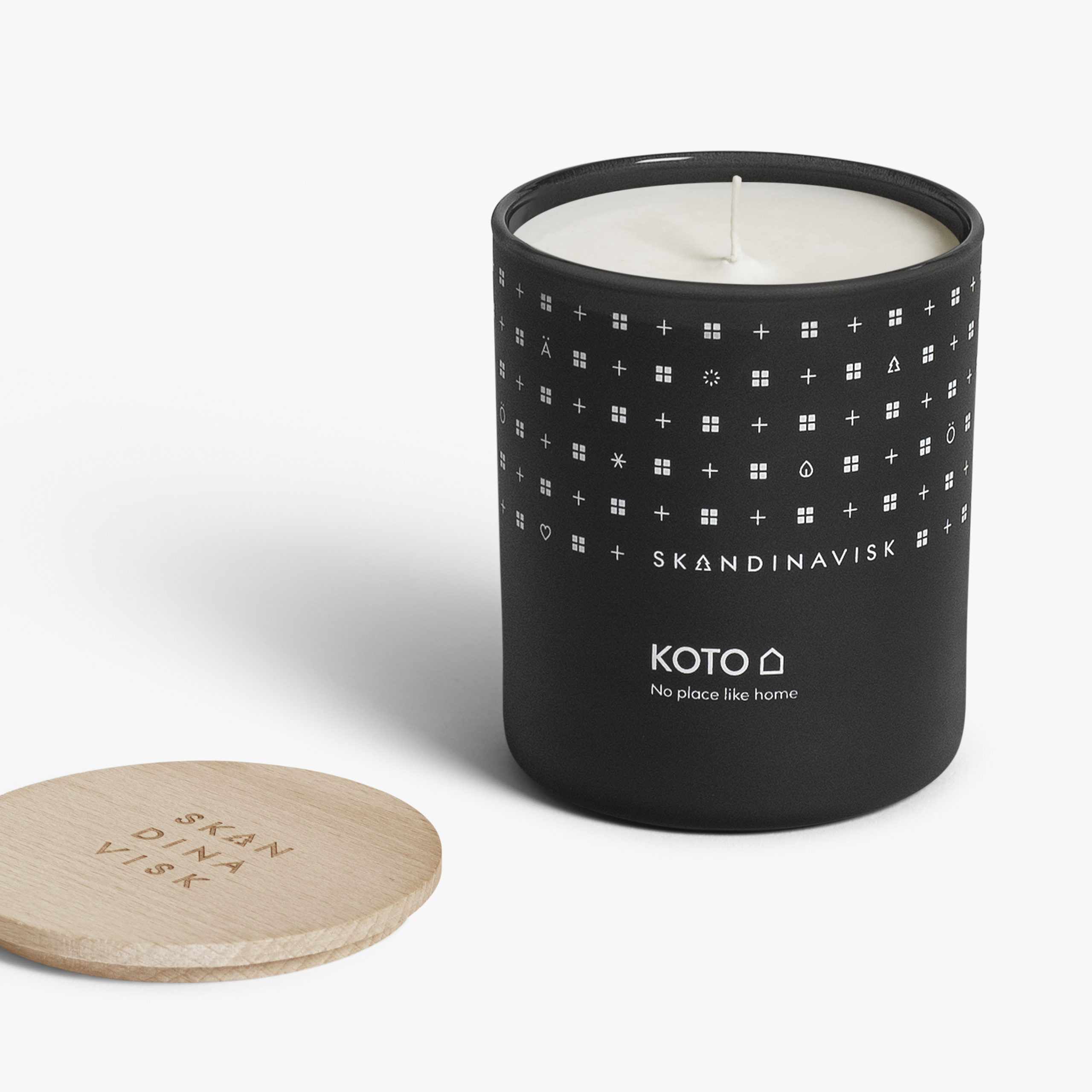 KOTO (home) Duftkerze mit Holzdeckel 200g