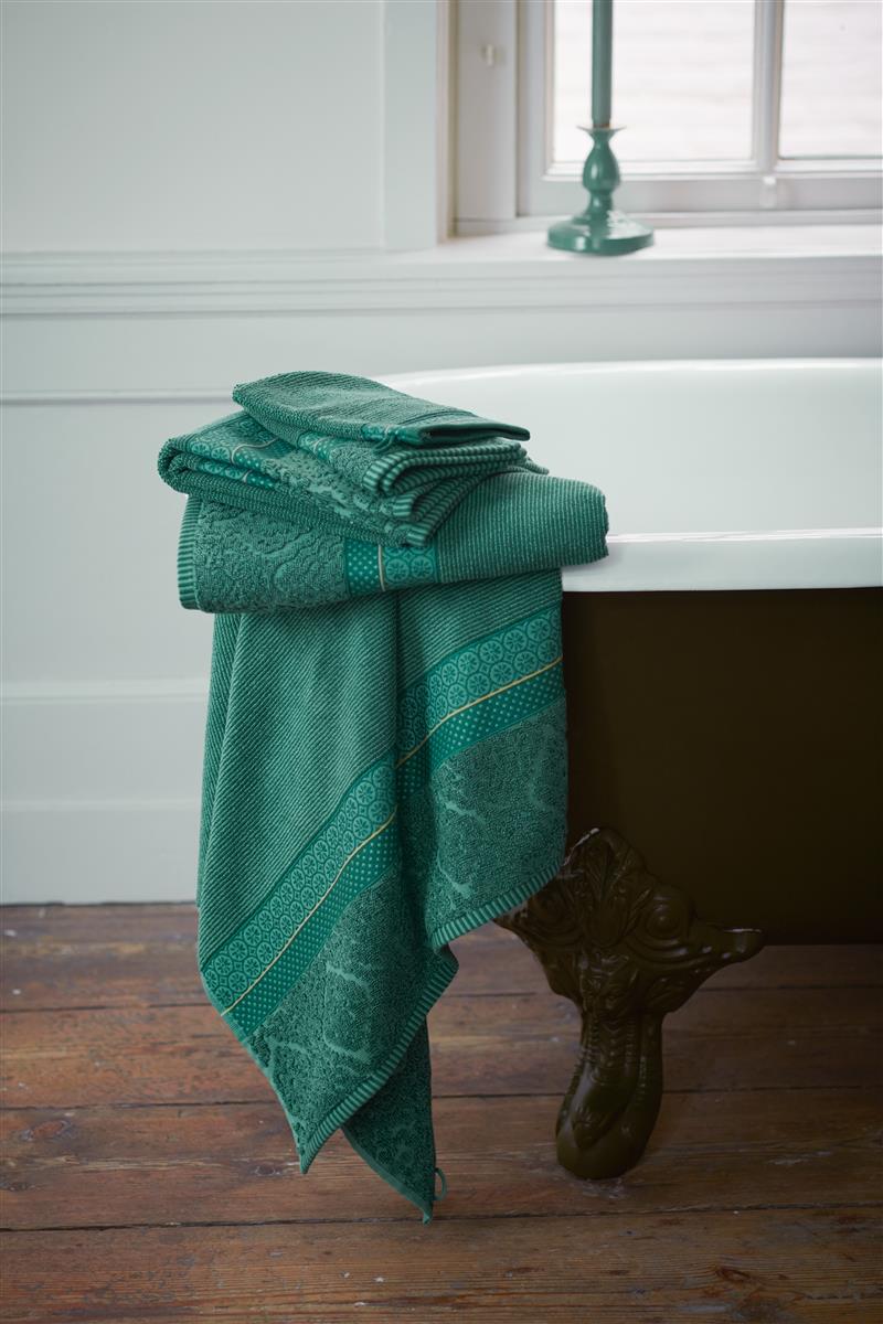 Handtuch Soft Zellige green 55x100