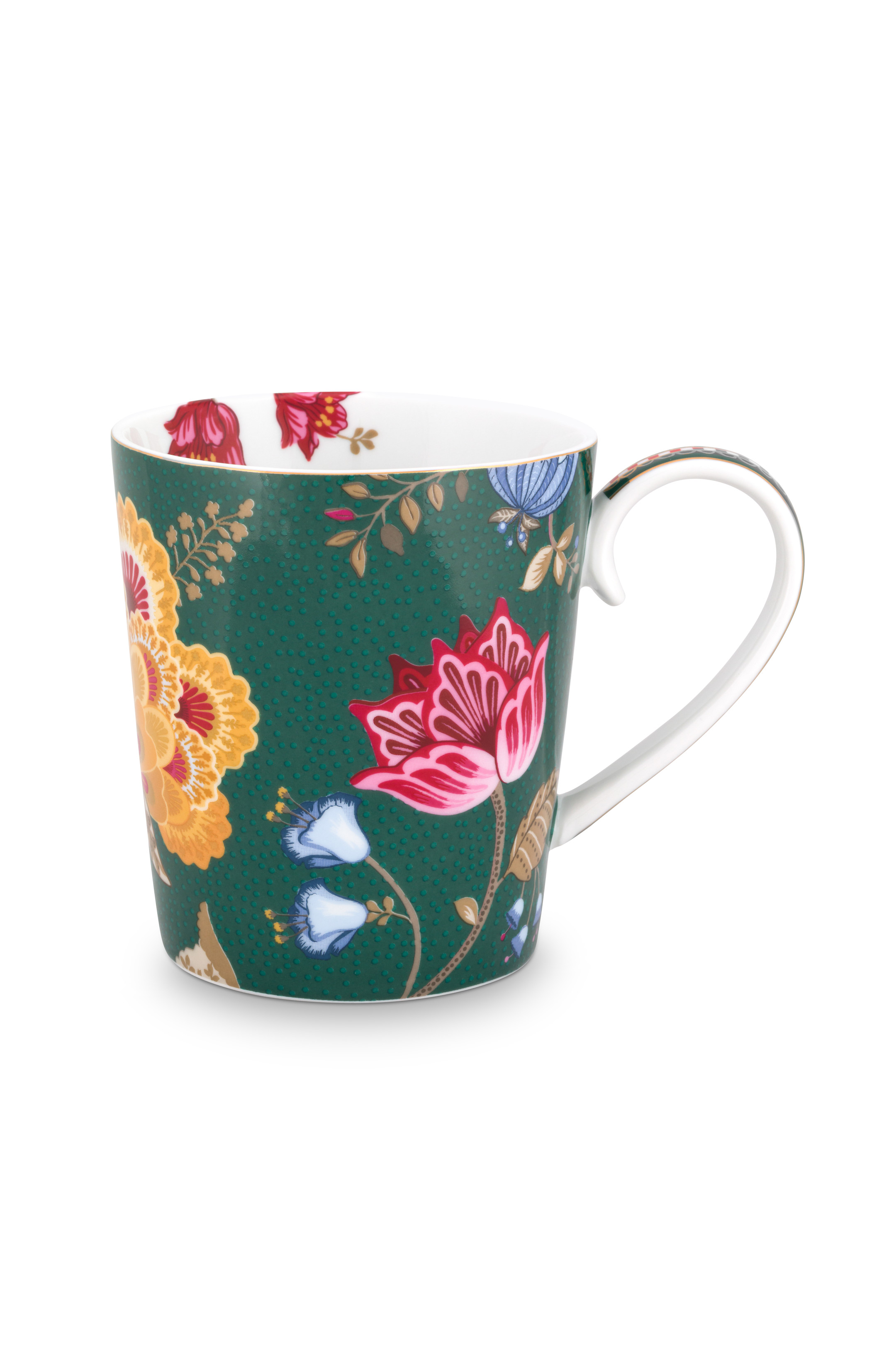 Tasse Alphabet Floral Fantasy Green B