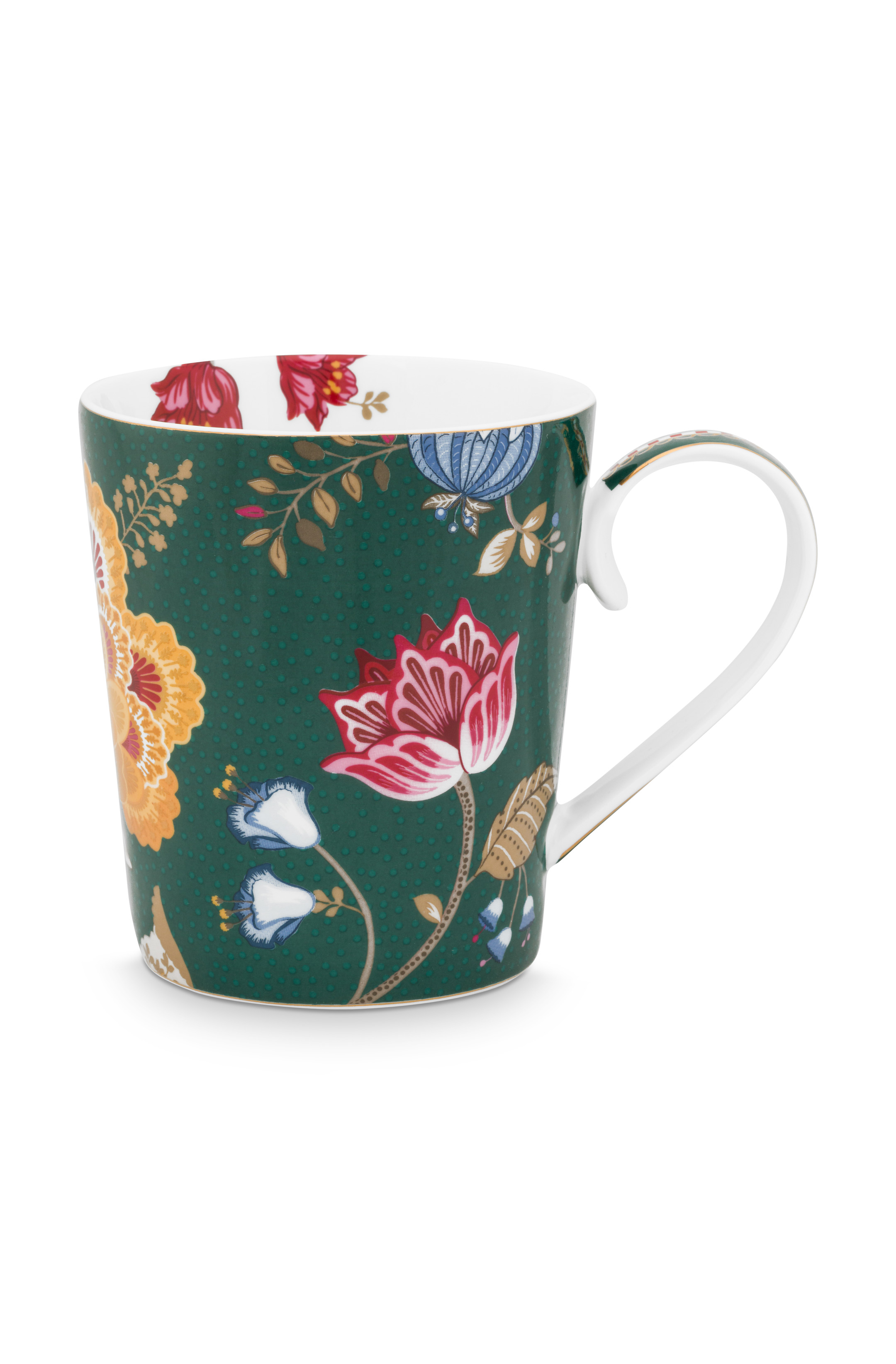 Tasse Alphabet Floral Fantasy Green H