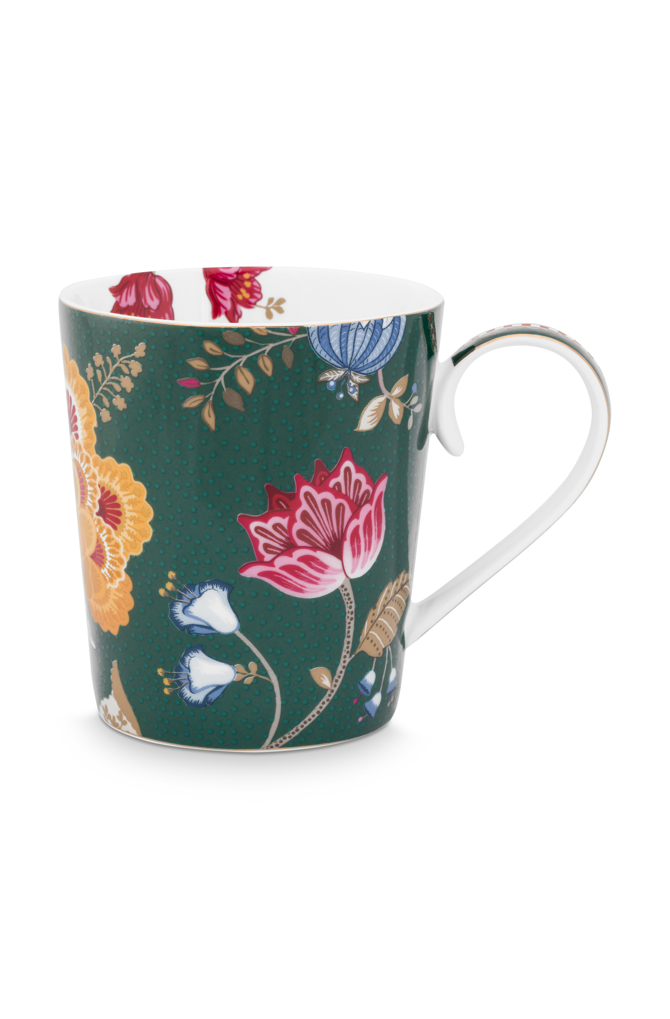 Tasse Alphabet Floral Fantasy Green N