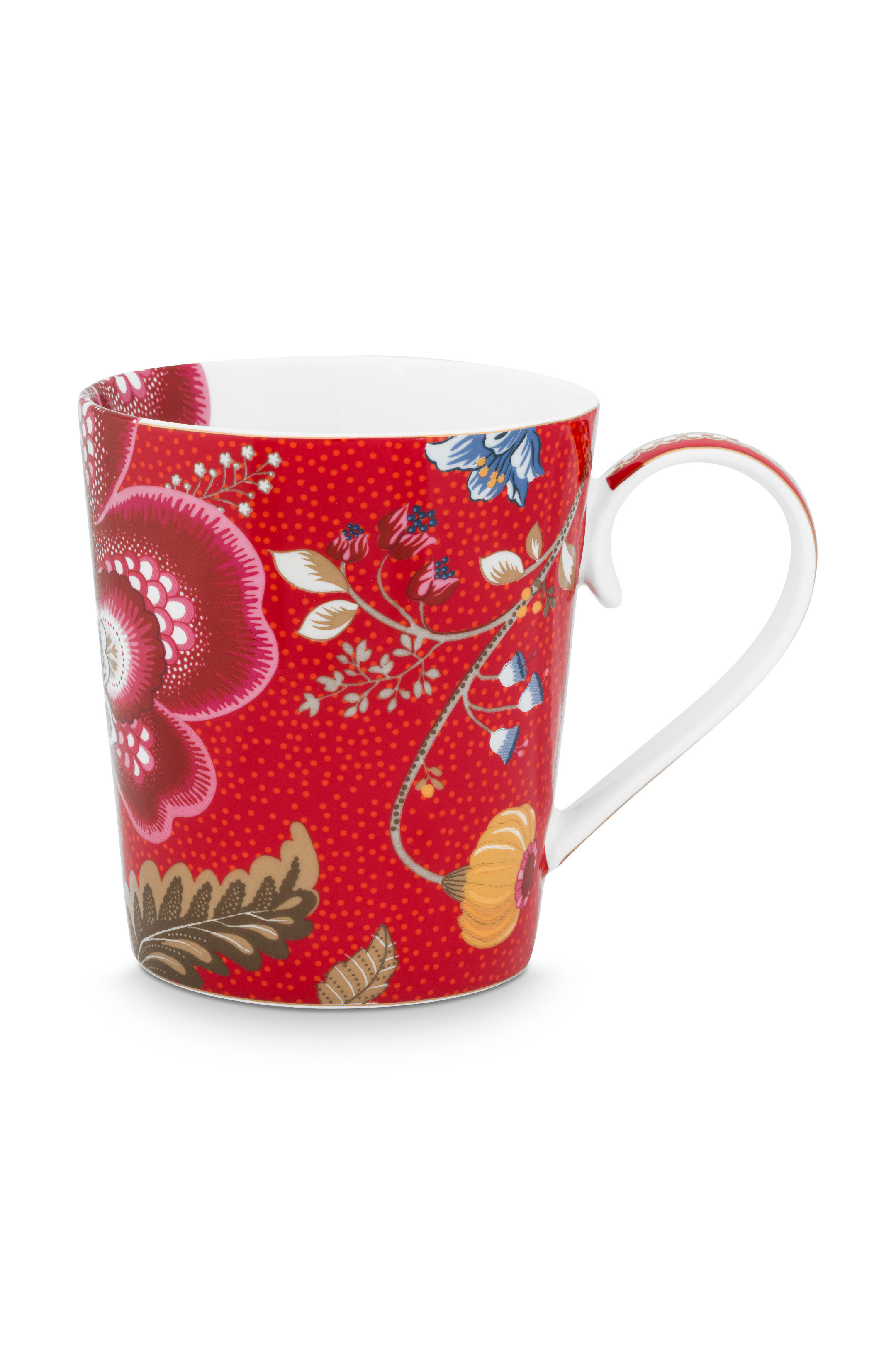 Tasse Alphabet Floral Fantasy Red &