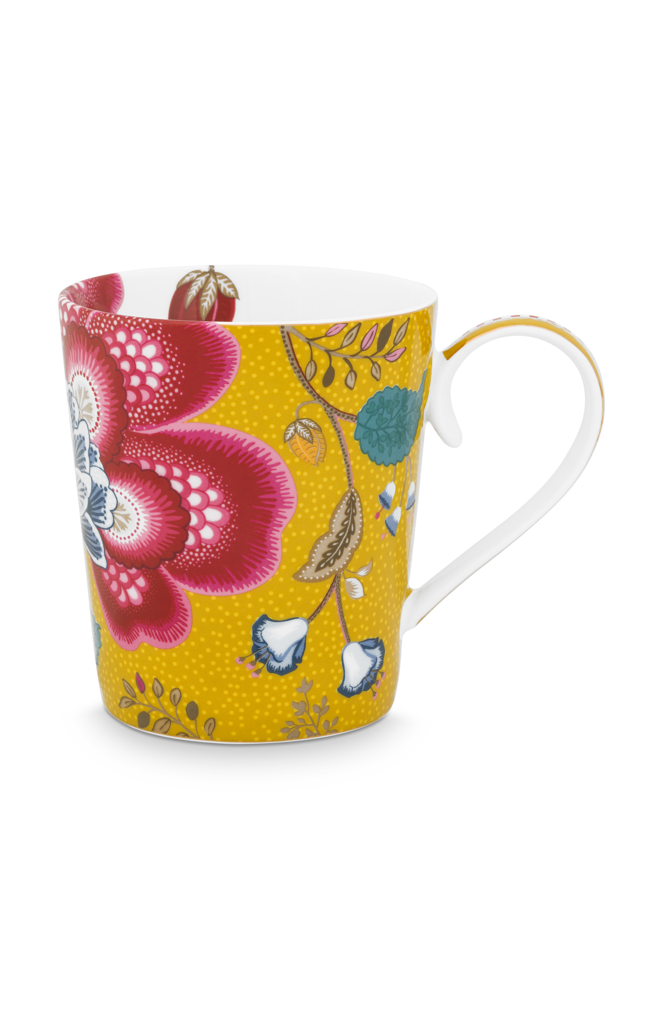 Tasse Alphabet Blushing Birds Yellow L