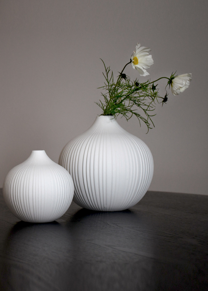 Vase Fröbacken white L