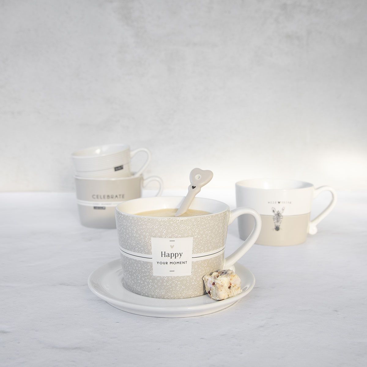 Tasse White Happy your moment