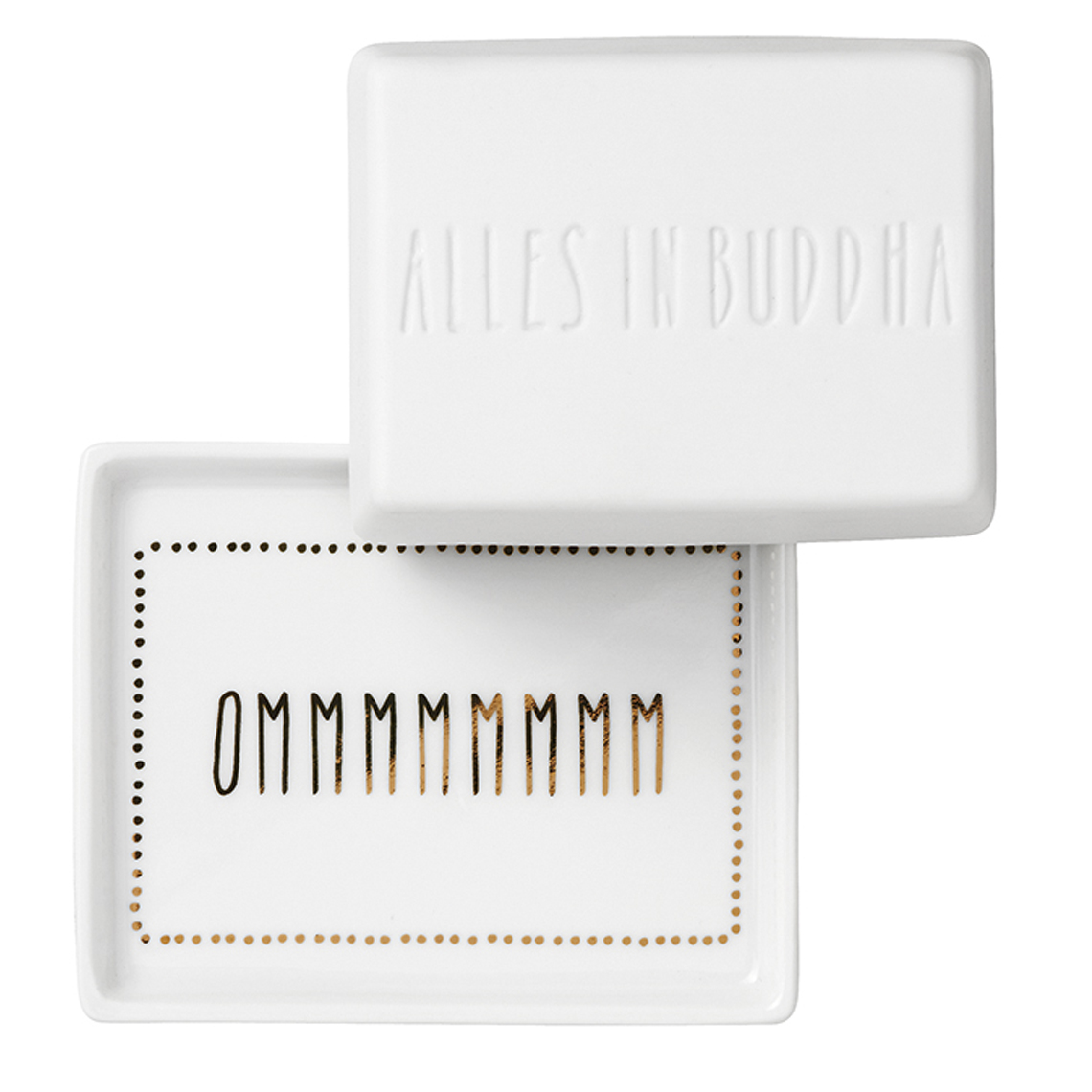 POESIE ET TABLE Breakfast Butterdose "Alles in Buddha"