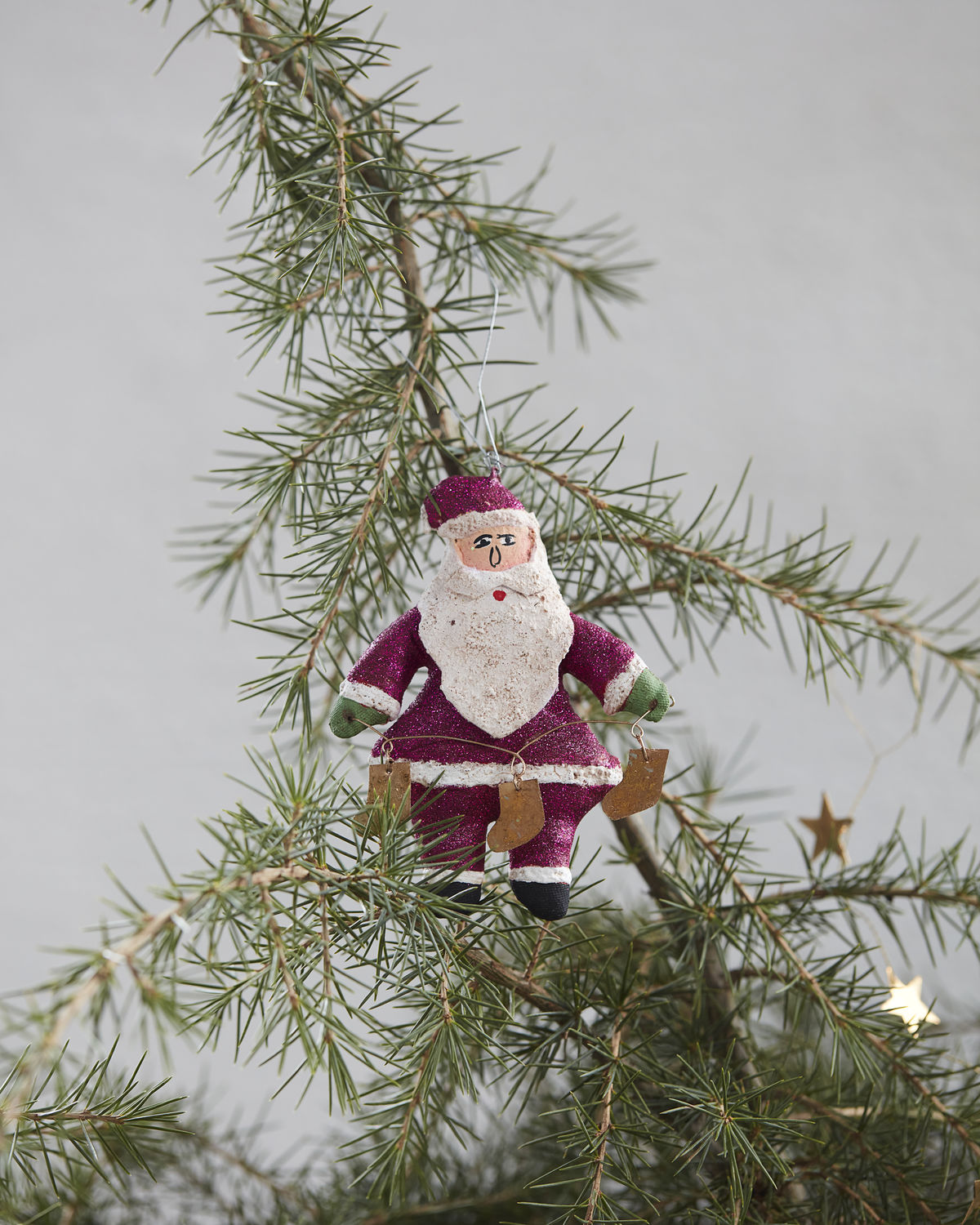 Anhänger Santa Claus pink