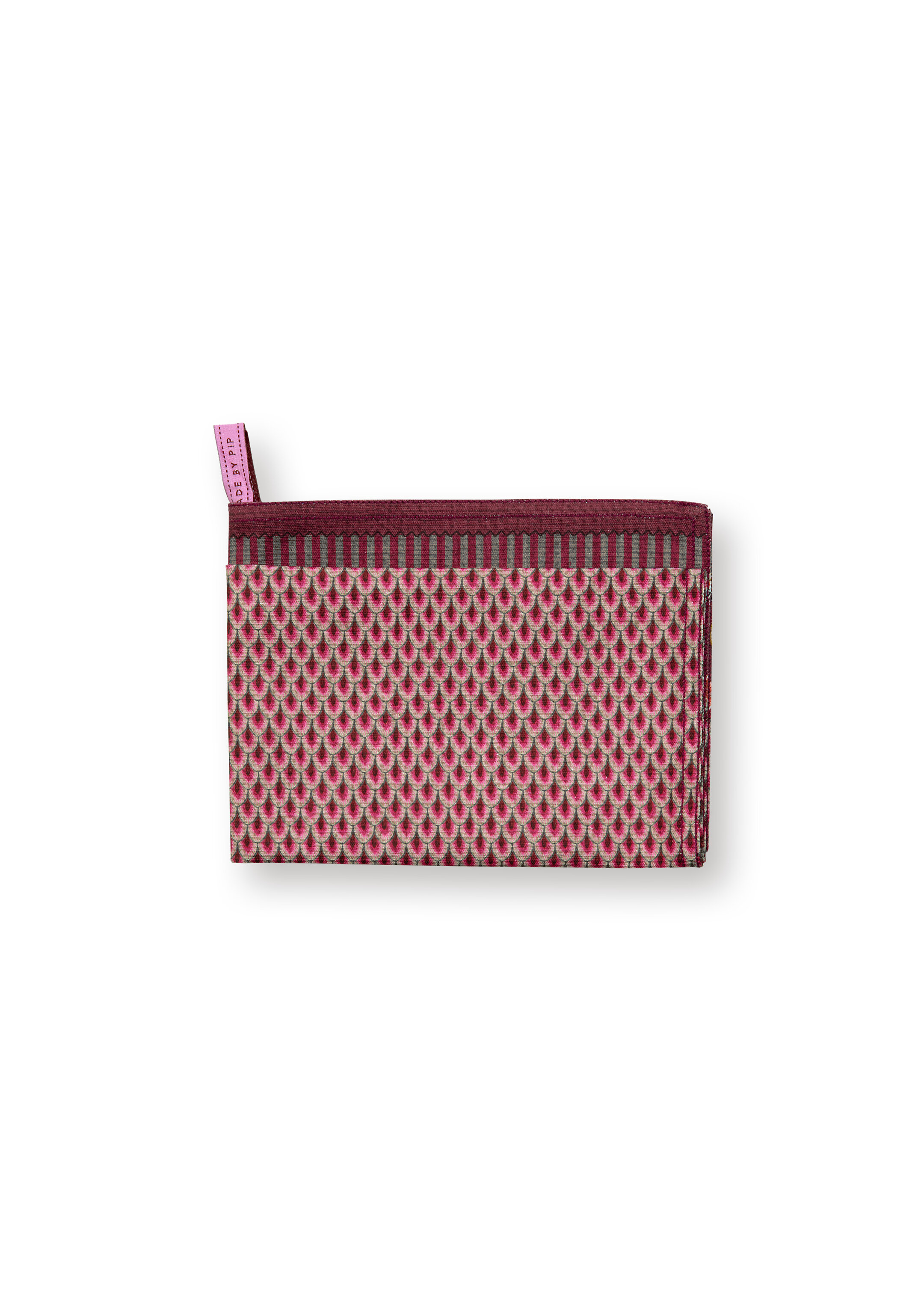 Geschirrtuch Flower Festival dark pink