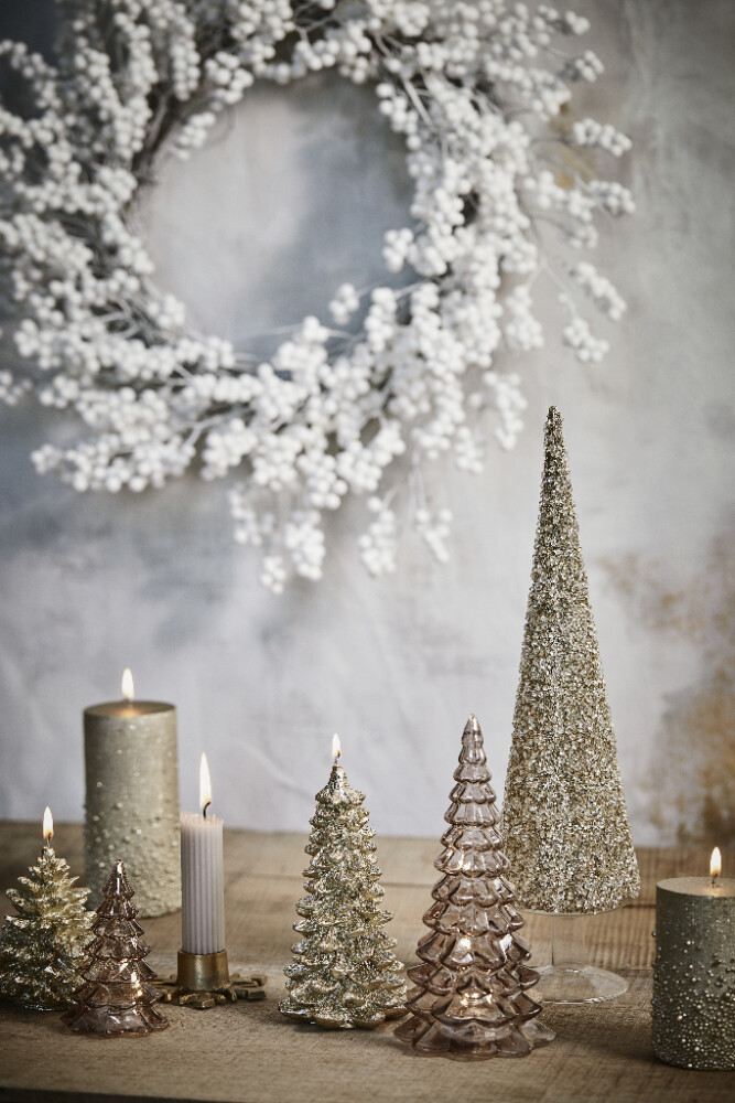 Christbaumkerze Trelia gold