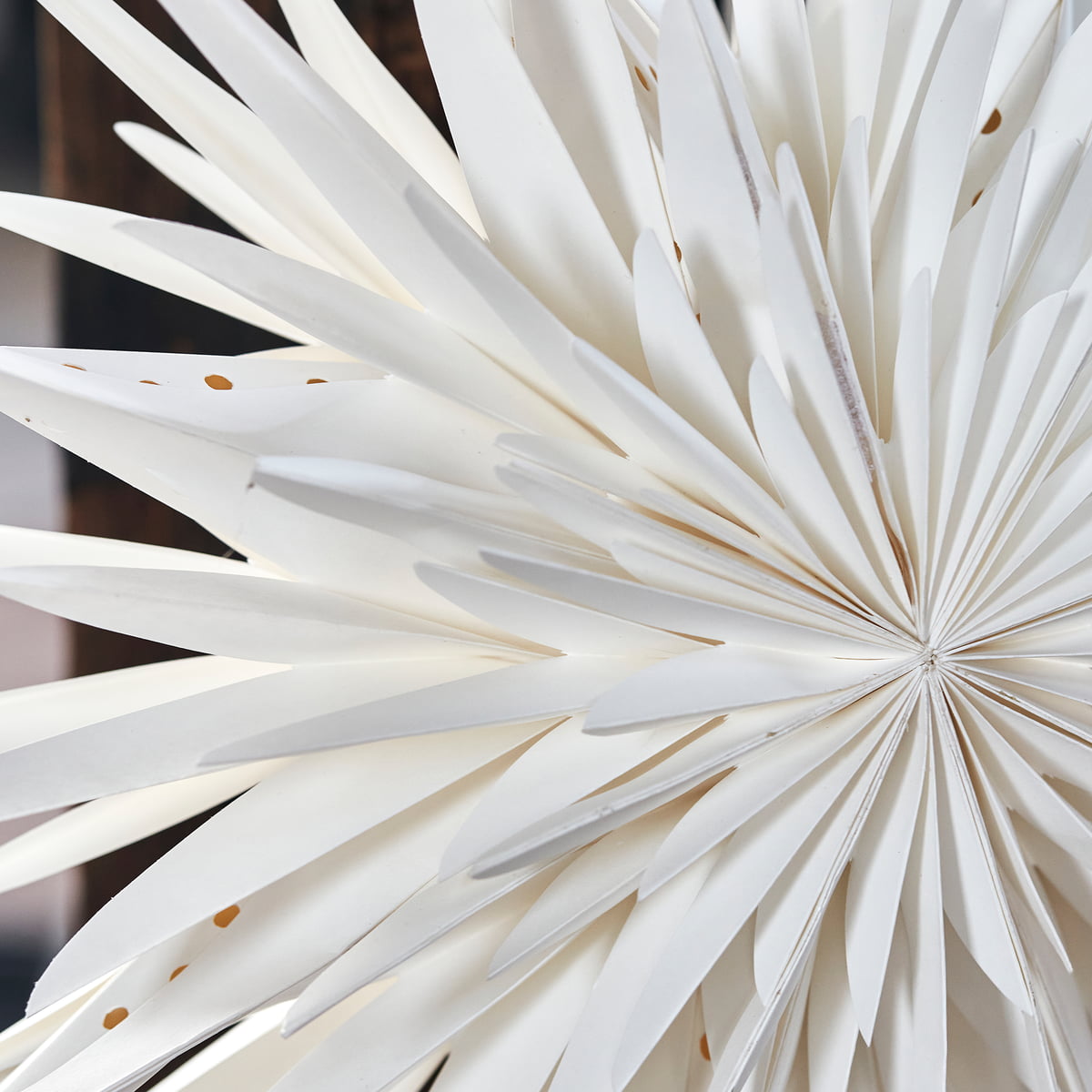 Papierstern Dust off white