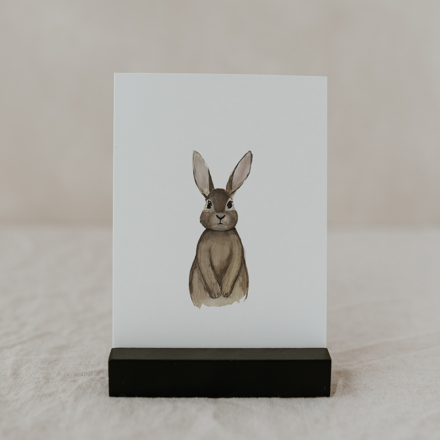 Aquarellkarte Rabbit