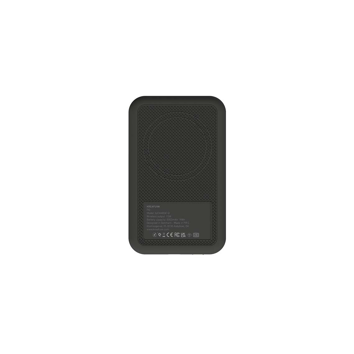 toCHARGE QI Design-Powerbank black